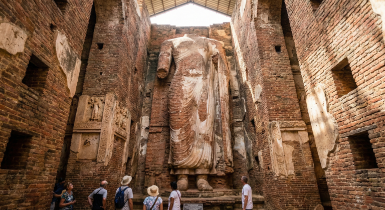 Giant standing statue